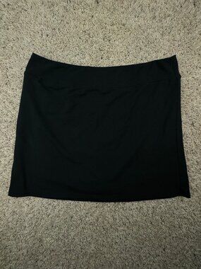Adidas Golf Climalite Women’s Skirt Black Activewear Stretch Size 12 Stretch